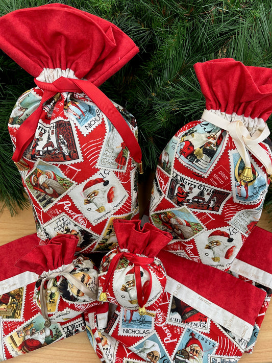 CLASS: Christmas Fabric Gift Bags