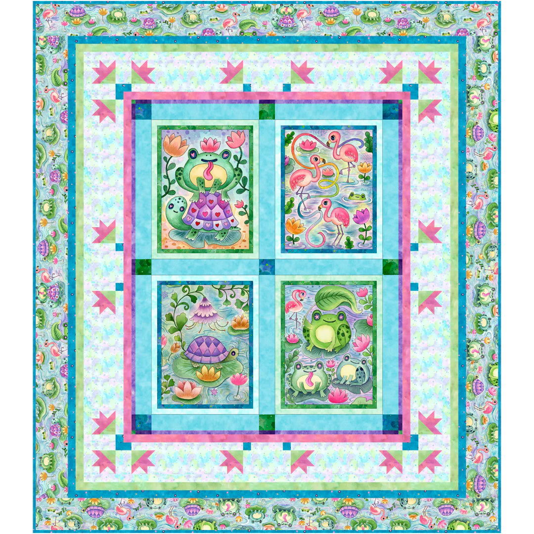 Pondside Pals- a kids quilt