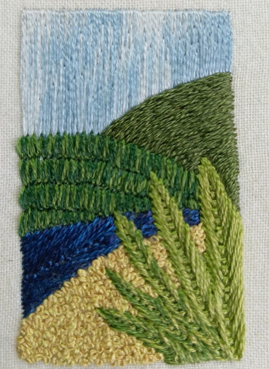 CLASS: Jo's Mini Landscape- surface stitching