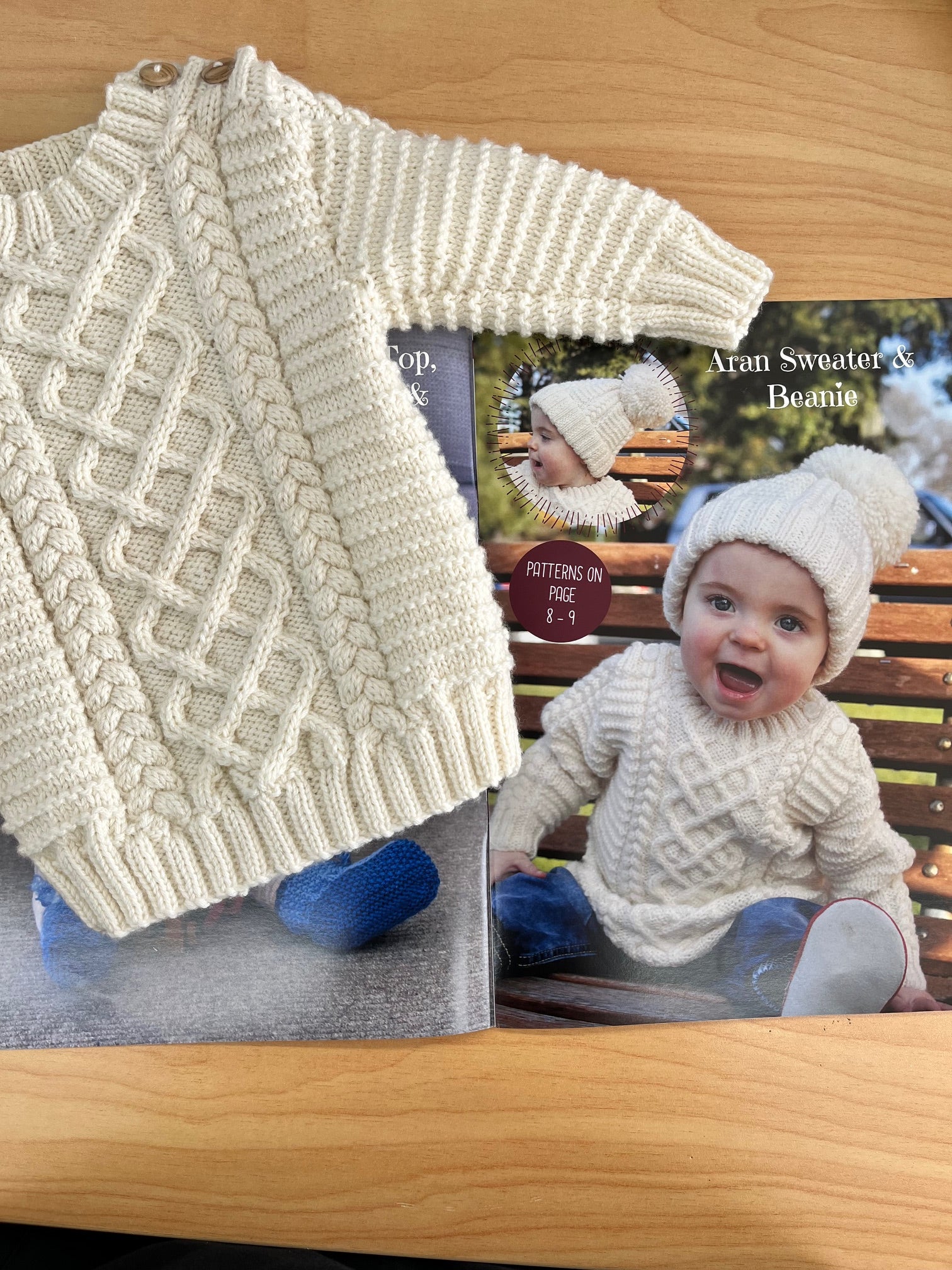 Cable Knit Aran Childrens Knitting Patterns Aran Childs Sweater