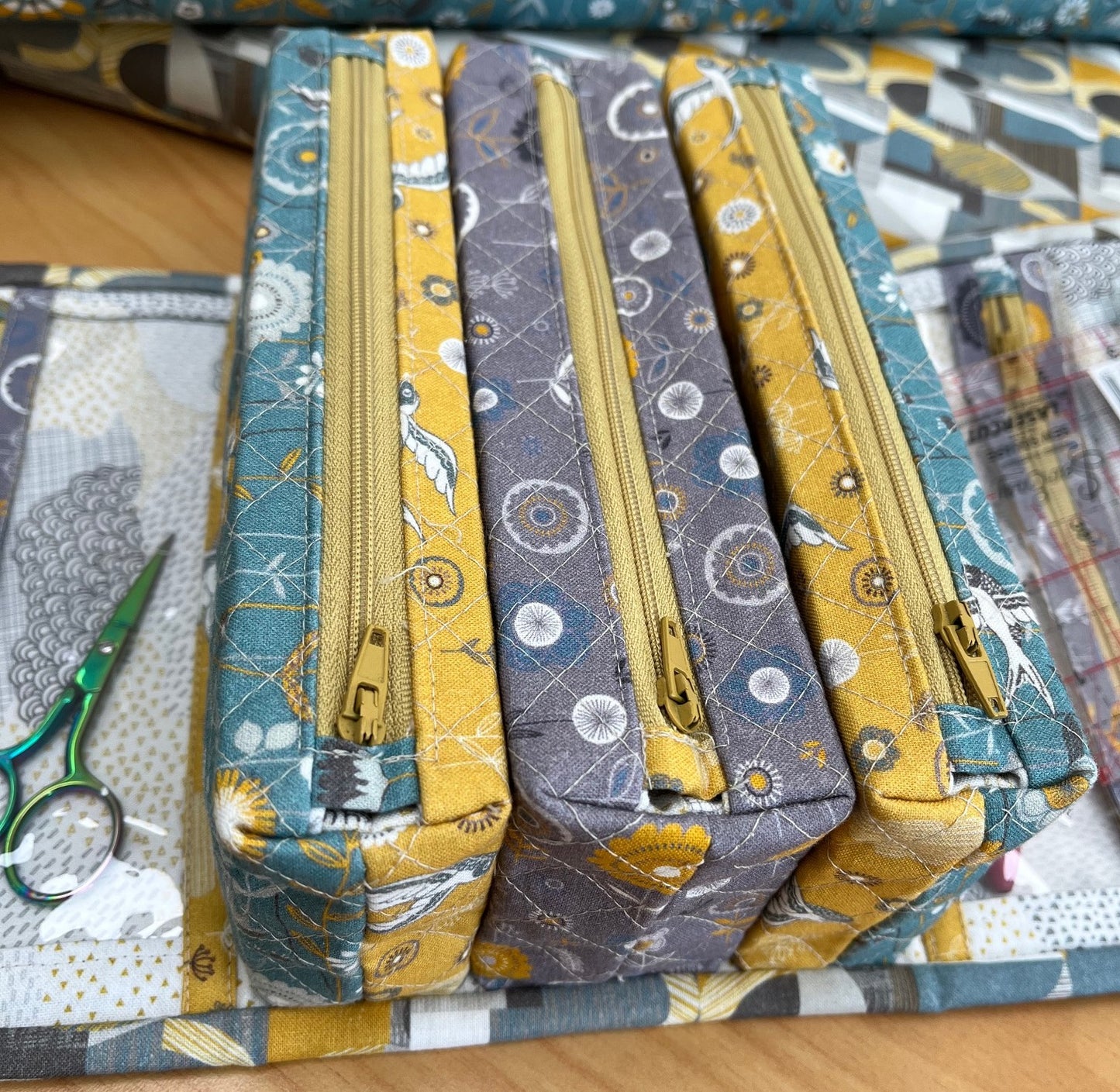 CLASS: Three Pouch Folding Project Cube