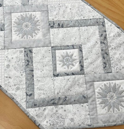 CLASS:  Silver Frost Table Runner