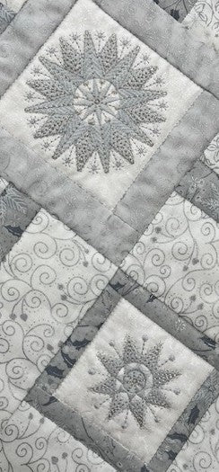 CLASS:  Silver Frost Table Runner