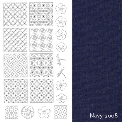 Sashiko Panel 1