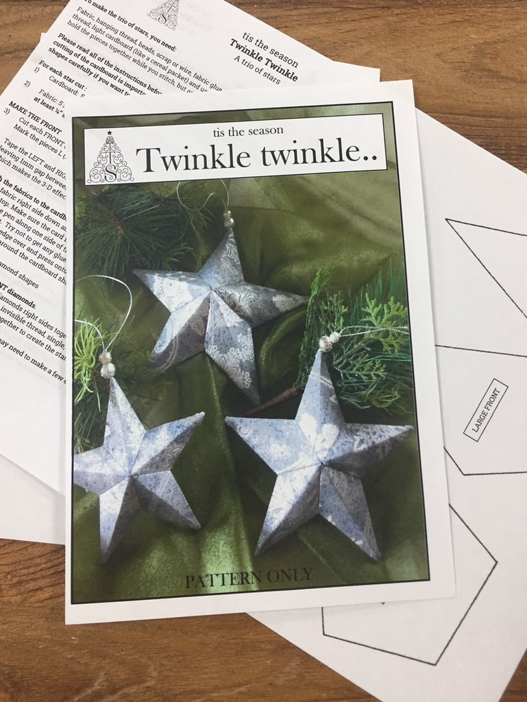 Twinkle Twinkle - a trio of christmas stars