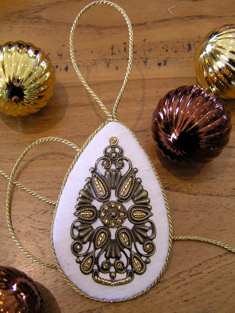 Filigree Teardrop